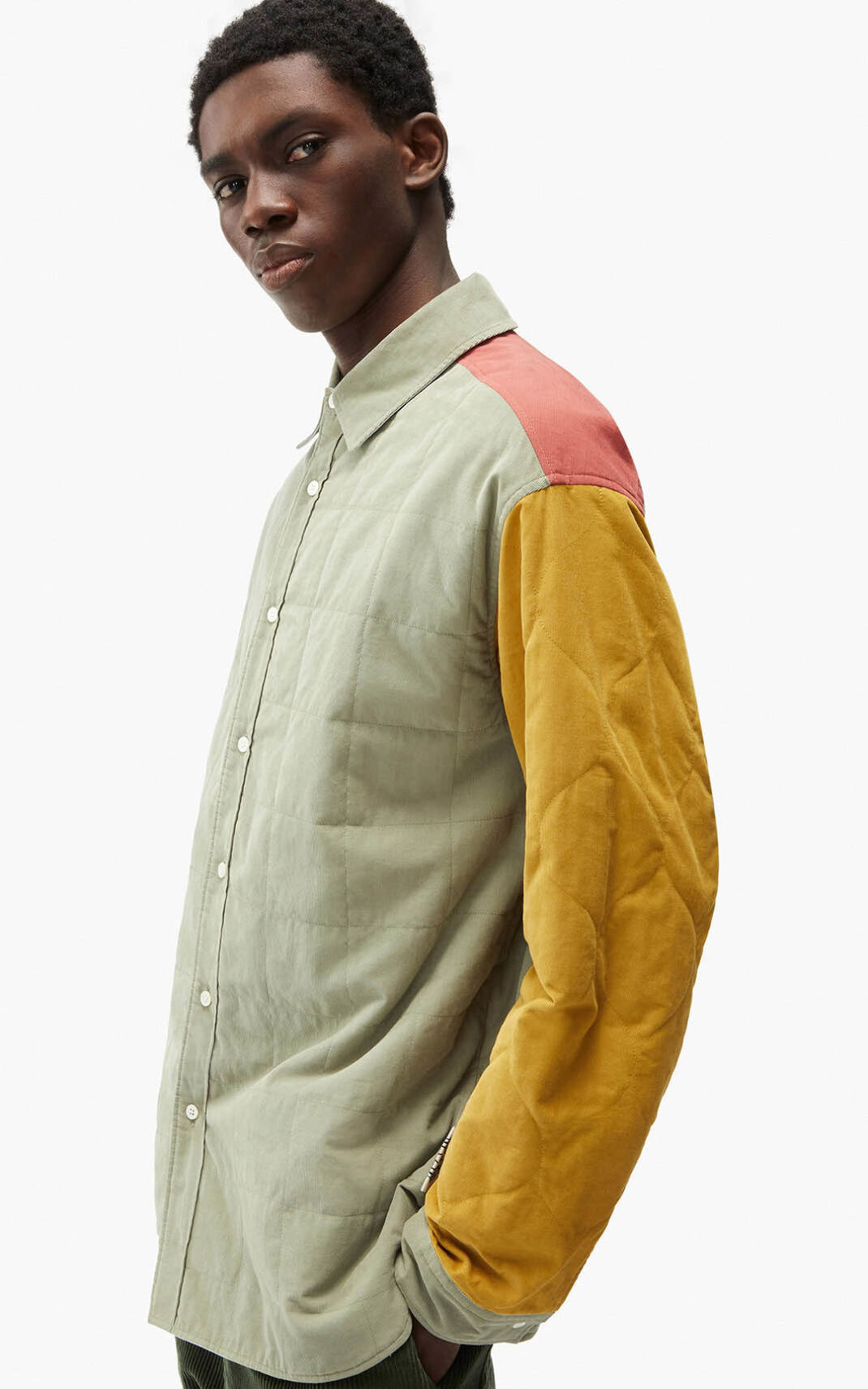 Kenzo Reversible quilted Bluz Erkek Açık Yeşil | 2701-IYTHR